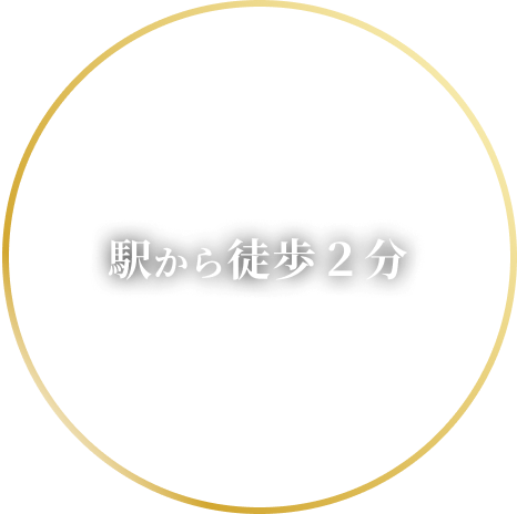 駅から徒歩2分